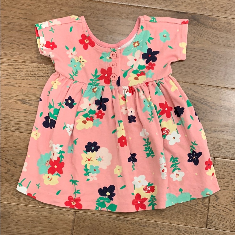 Floral Pink Kids Dress